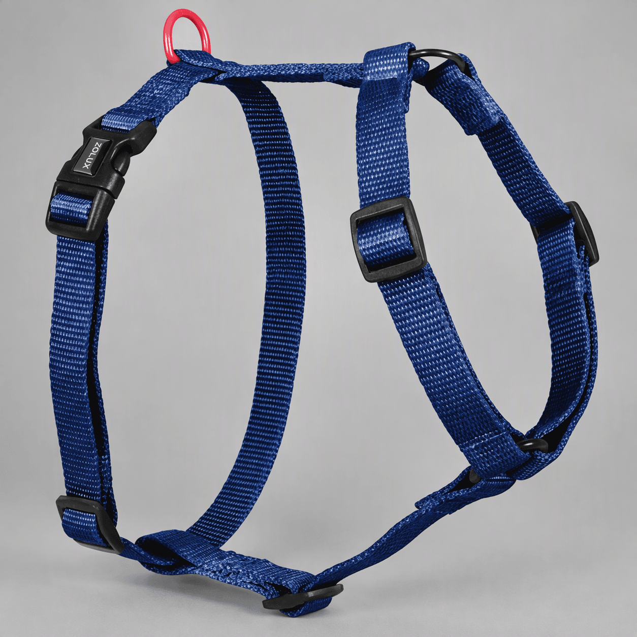 ZOLUX Klassisches Nylon-Hundegeschirr, 27–42 cm, 15 mm, marineblau – Bild 7