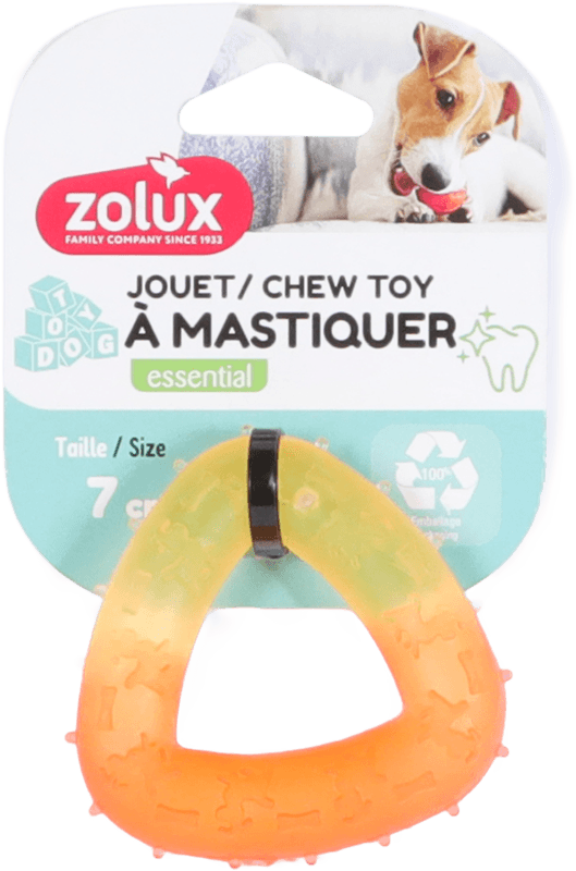 ZOLUX GUMMIES TPR-Kauspielzeug Dreieck 7 cm – Bild 2