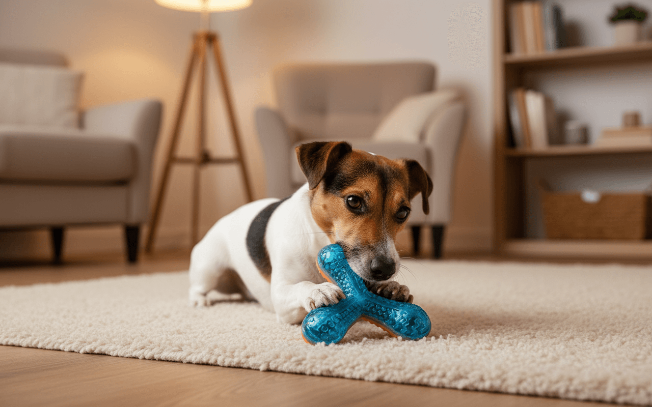 ZOLUX TAO Kauspielzeug Bumerang für Hunde 13,6 cm – Bild 5