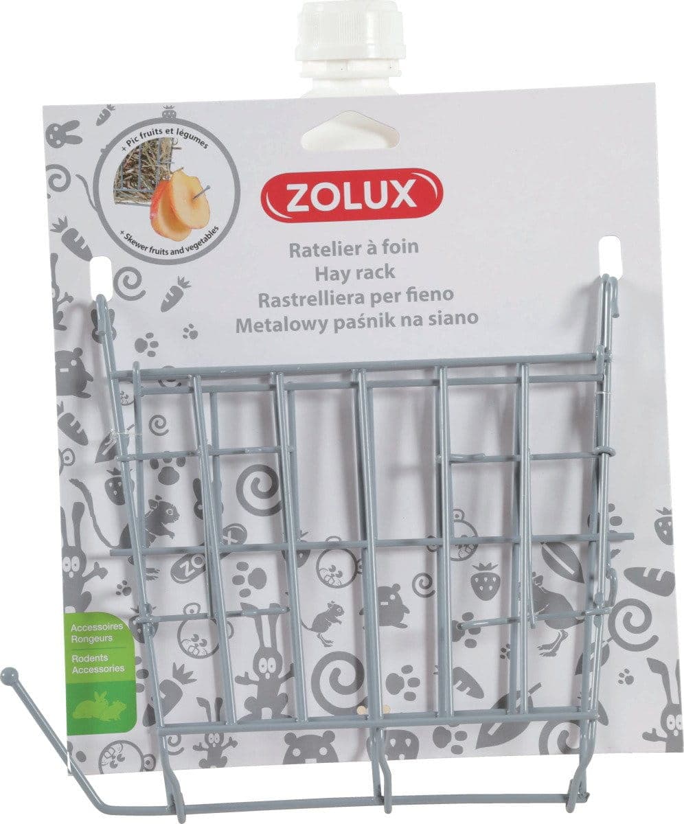 ZOLUX Heuraufe für Käfige – Farbe: Grau
