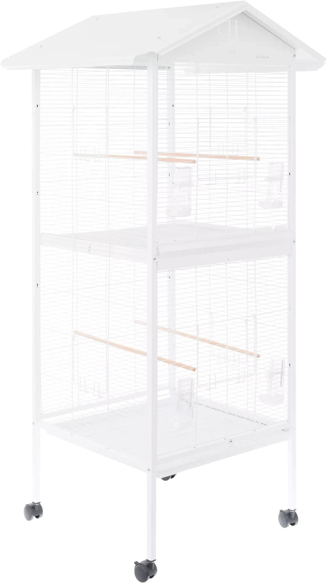 ZOLUX Vogelvoliere CHIC DUO weiß H165
