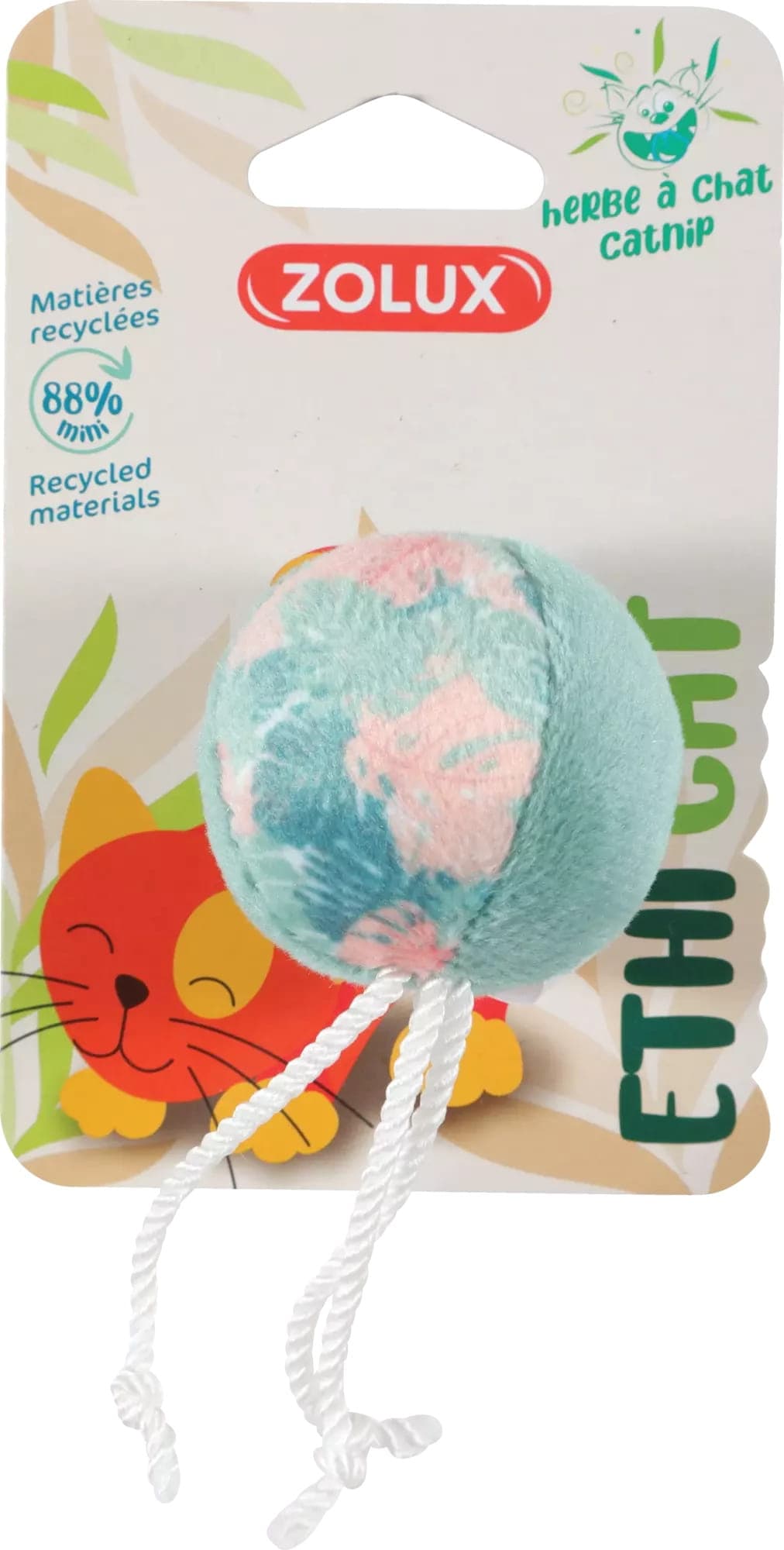 ZOLUX Katzenball, Blätter ETHICAT 9,5 cm