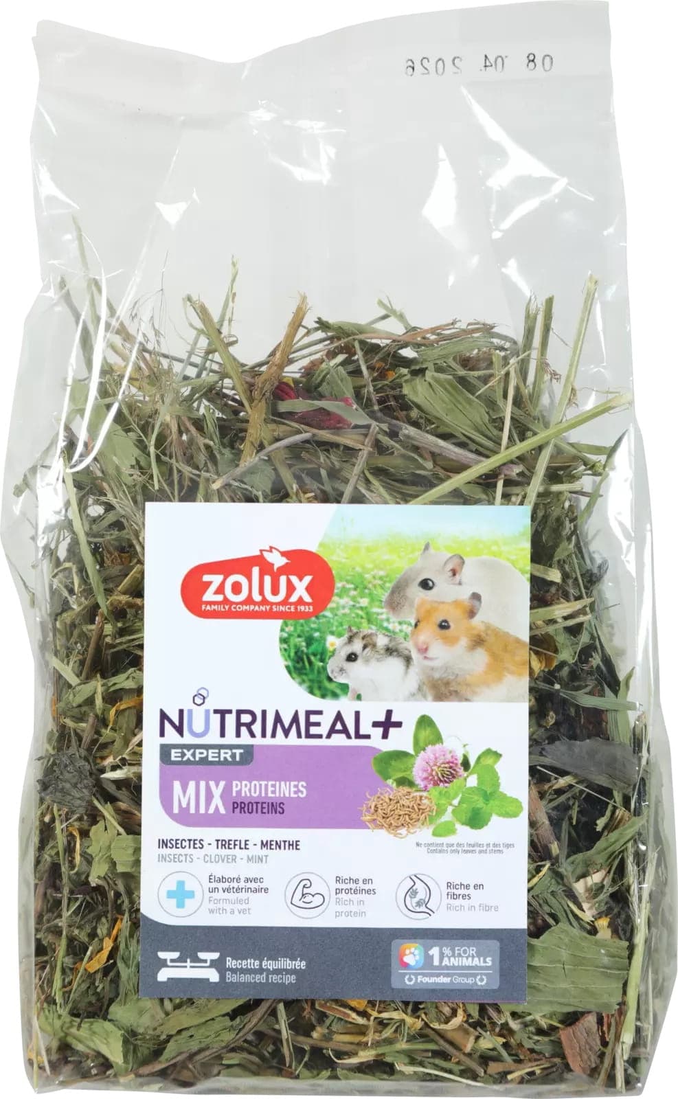 ZOLUX Proteinmischung für Hamster/Rennmäuse NUTRIMEAL MIX 100g