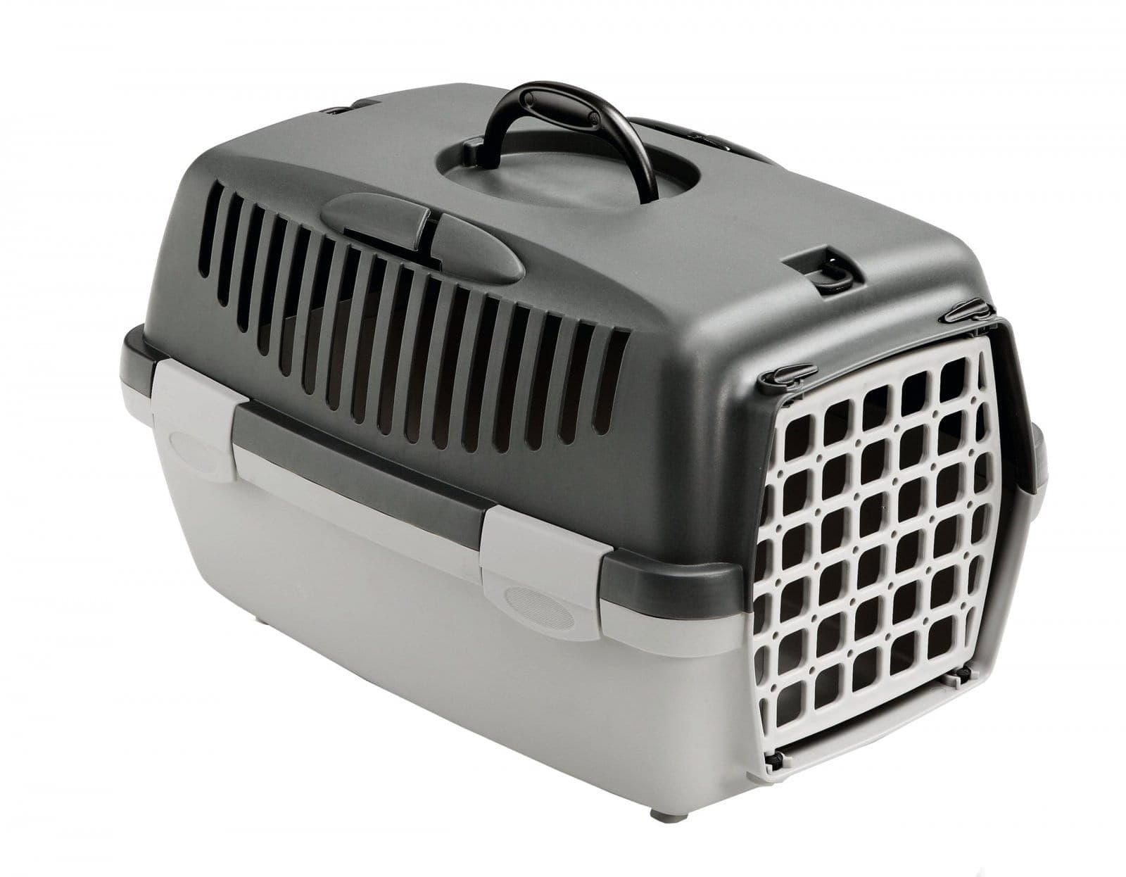 ZOLUX Transportbox für Hund, Katze GULLIVER 1 Kunststofftür Farbe: grau