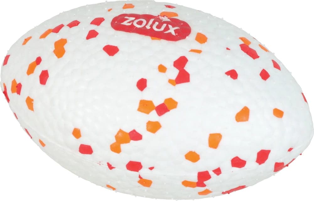 ZOLUX Robuster Rugbyball für Hunde zum Apportieren ETPU 12,7 cm