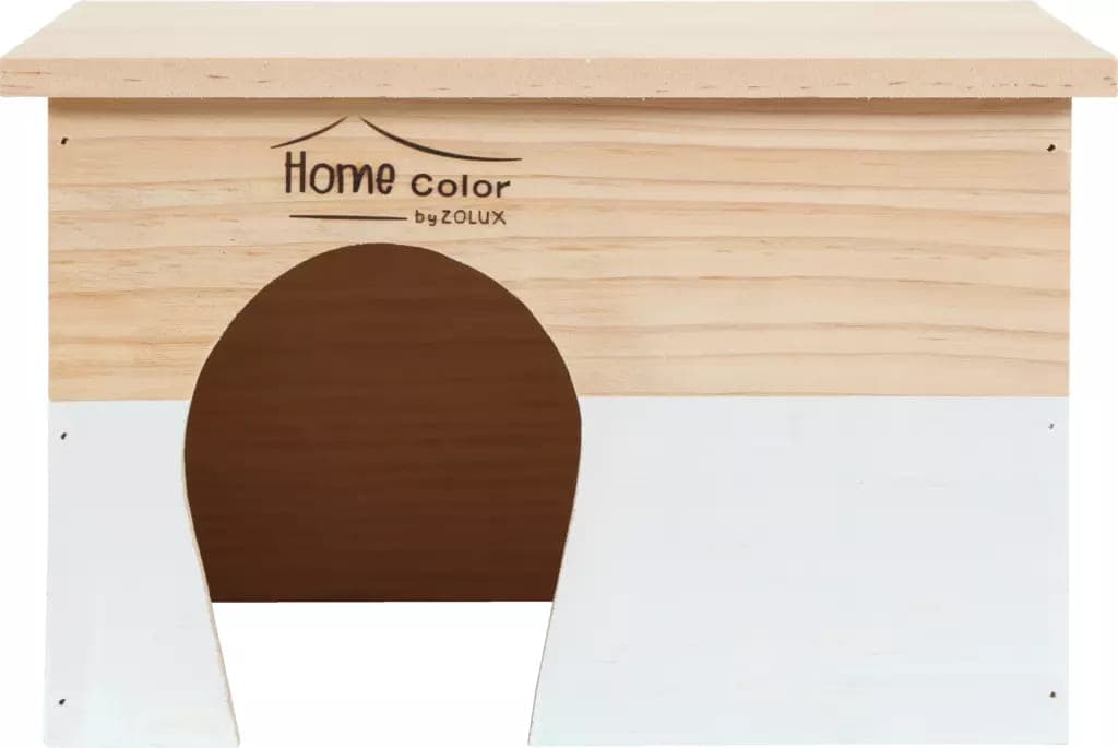 ZOLUX Holzhaus für Nagetiere Home Color rechteckig L 175x280x230 mm