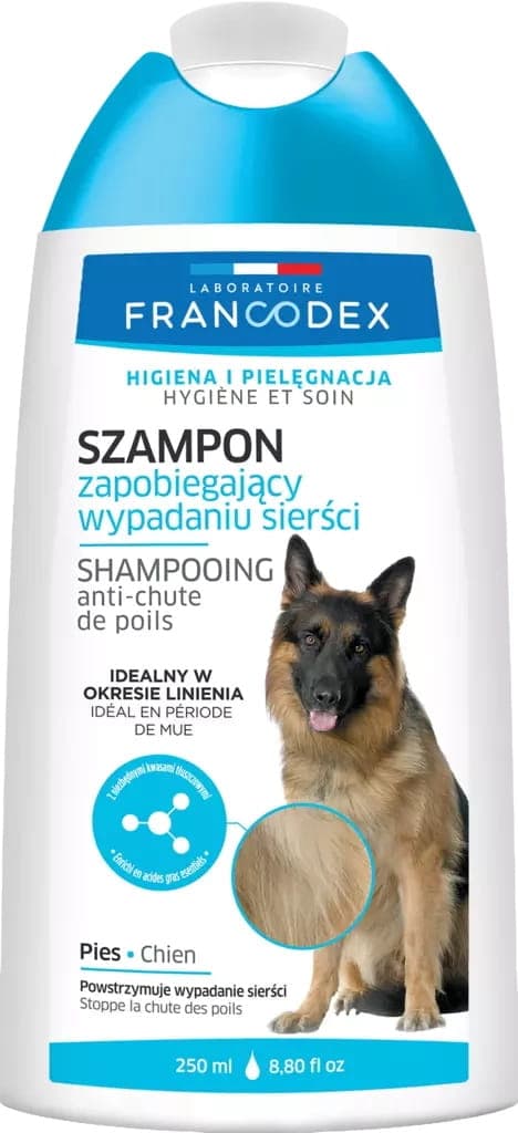 FRANCODEX PL Hundeshampoo gegen Haarausfall, 250 ml