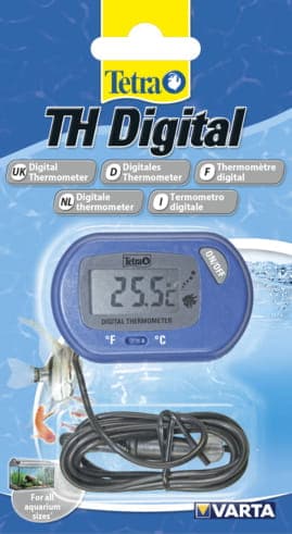 TETRA TH Digitales Aquarienthermometer – Elektronisches Thermometer für Aquarien