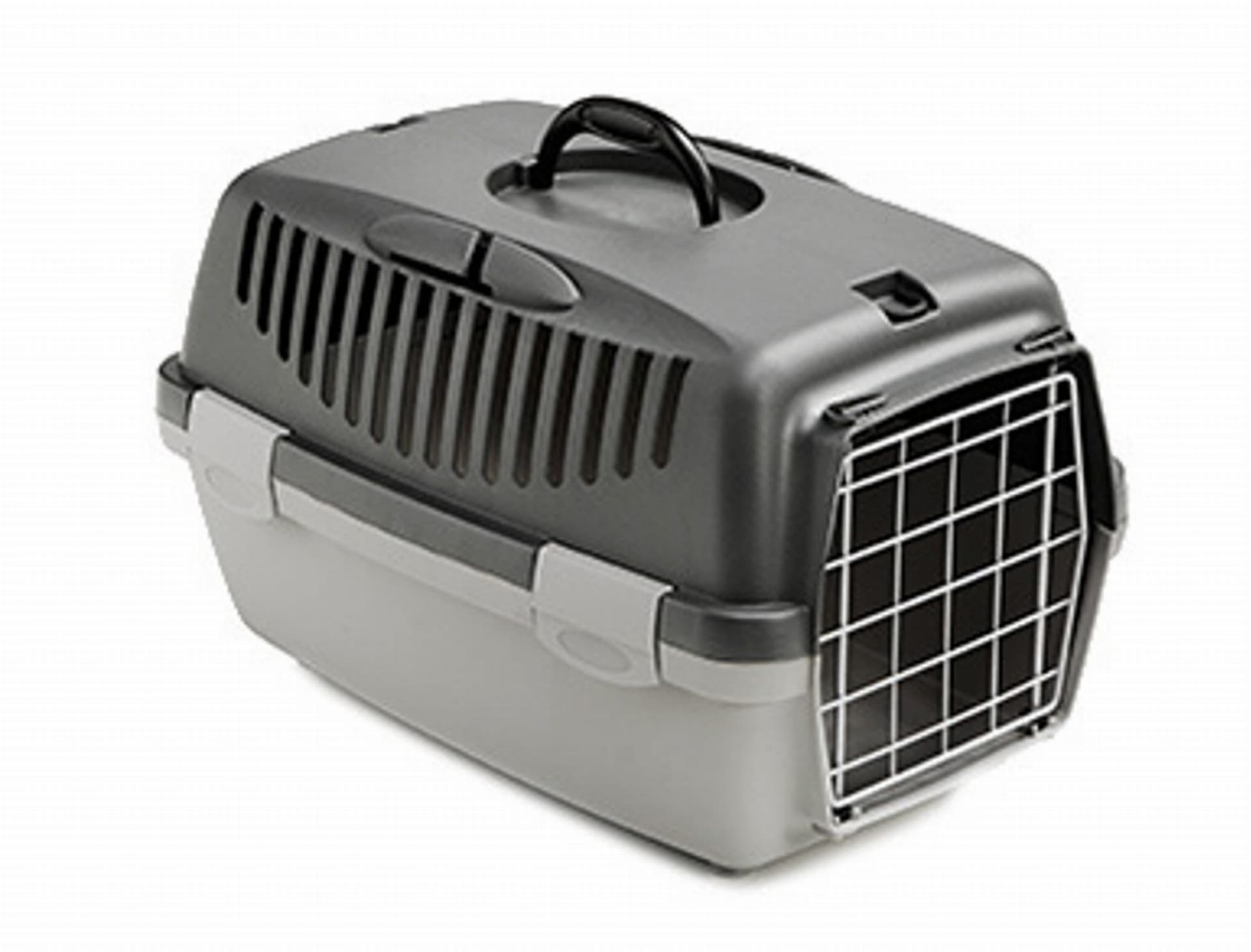 ZOLUX Transportbox für Hund, Katze GULLIVER 1 Metalltür Farbe: grau