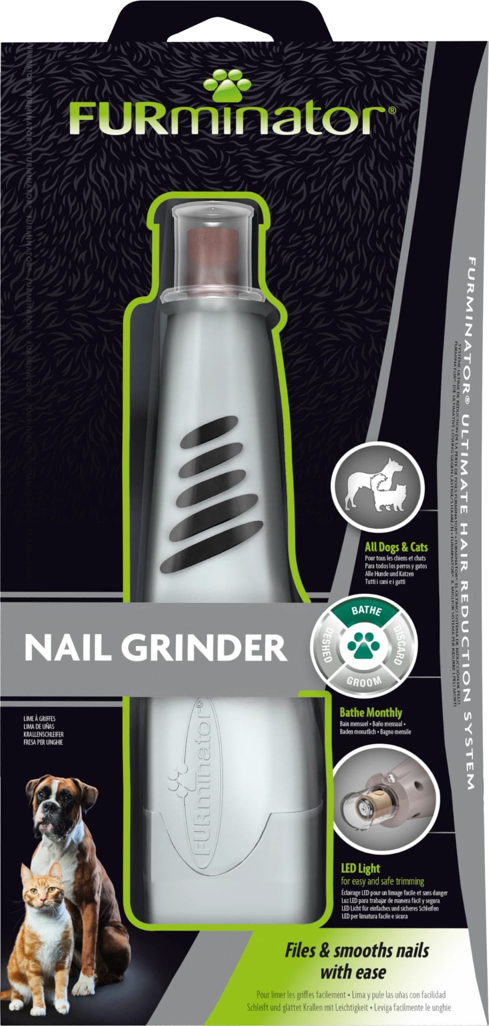 FURMINATOR Krallenfeile für Hunde und Katzen