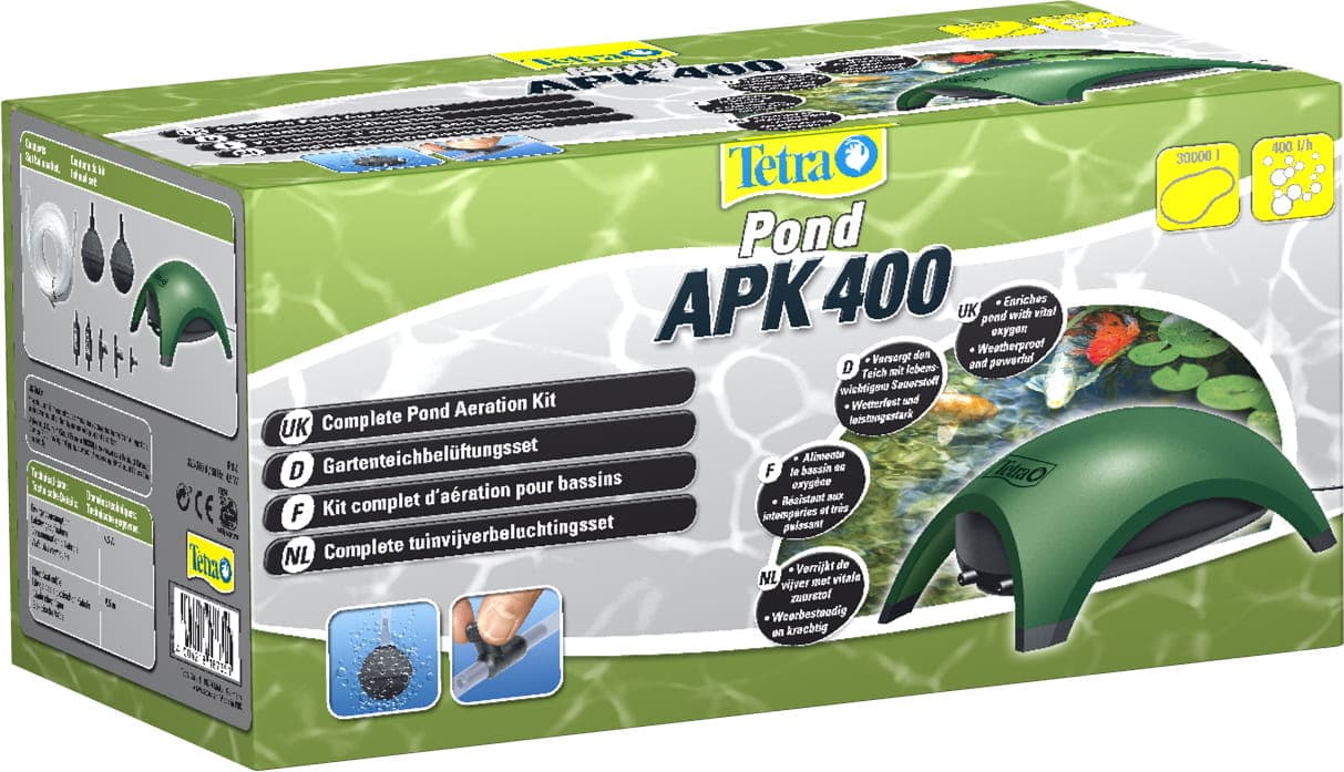 TETRA Pond APK 400 Air Pump Kit – Luftpumpen-Set für Gartenteiche