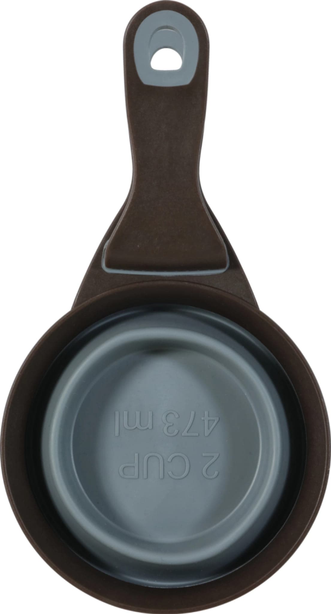 ZOLUX 2-in-1 Messlöffel mit Futter-Clip Größe L grau 22x12 cm