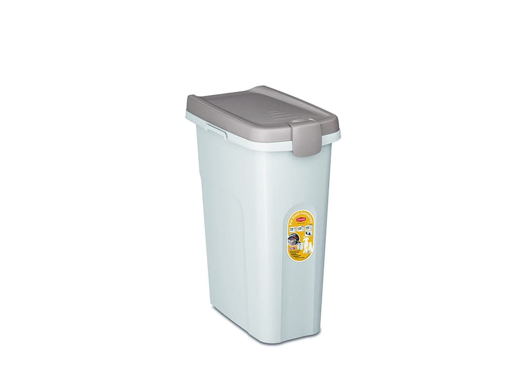 ZOLUX Futterbehälter für Hunde 25 l – Weiß/Hellbraun
Maße: 39 x 24 x 51cm