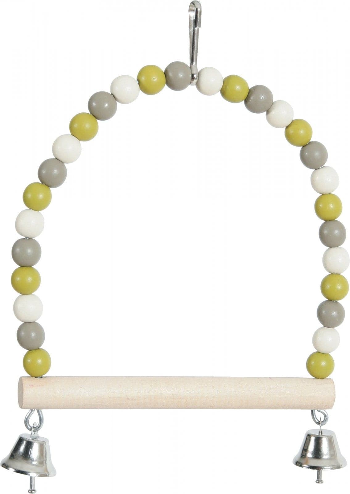 ZOLUX Vogelschaukel "Perle" mit Holzstange und Glöckchen