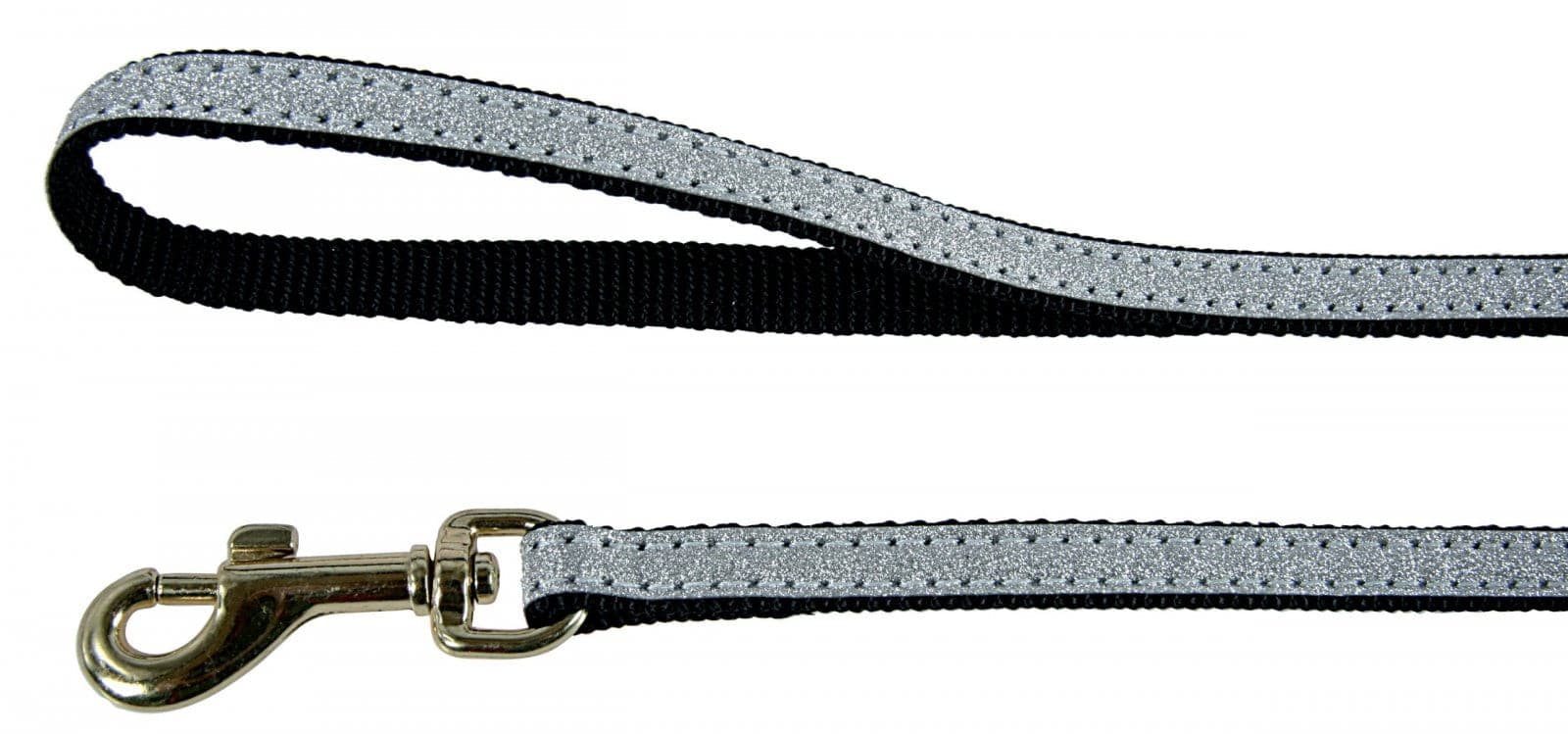 Zolux Glänzende Katzenleine 1 m, Farbe Schwarz