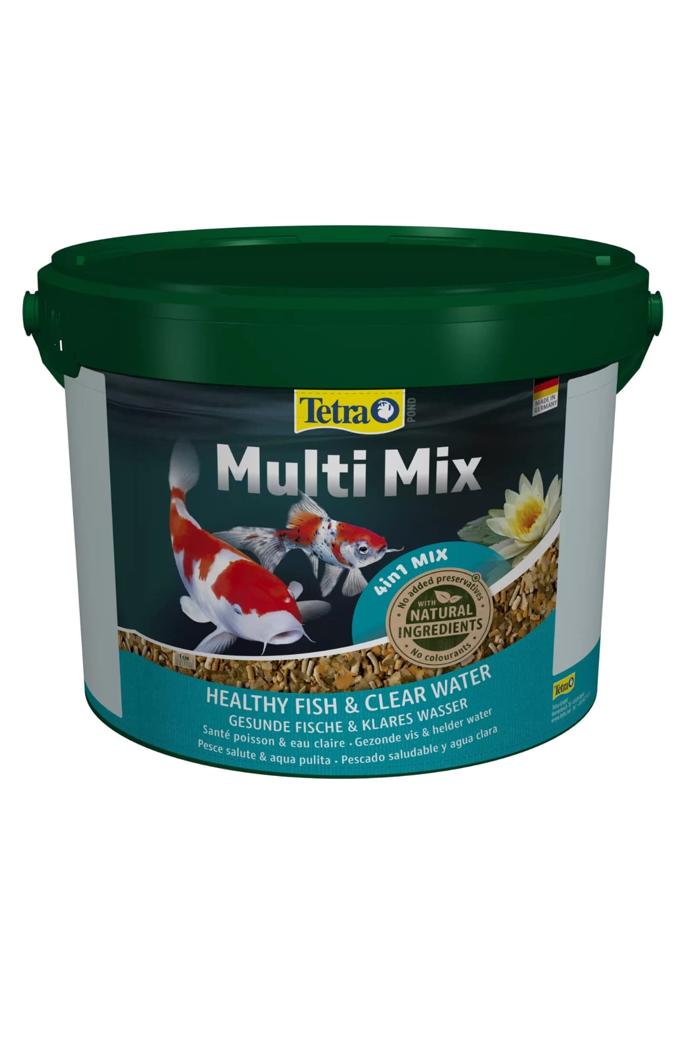 TETRA Pond Multi Mix 10 L – Mischfutter für Teichfische im Gartenteich