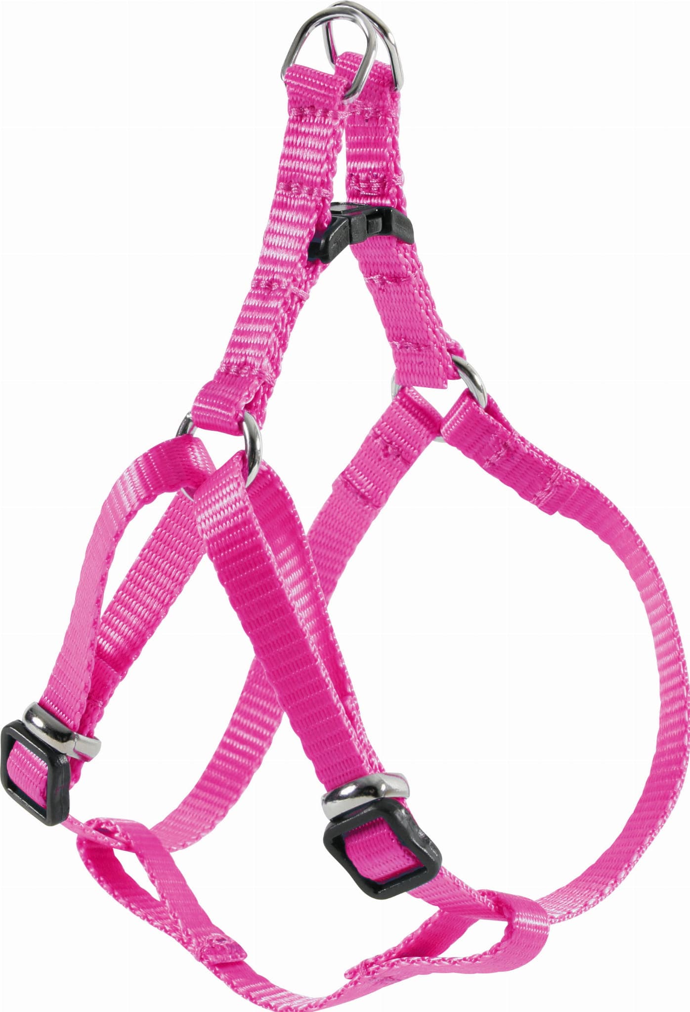 ZOLUX Hundegeschirr aus Nylon „Step-In“ 15 mm, Farbe Fuchsia
