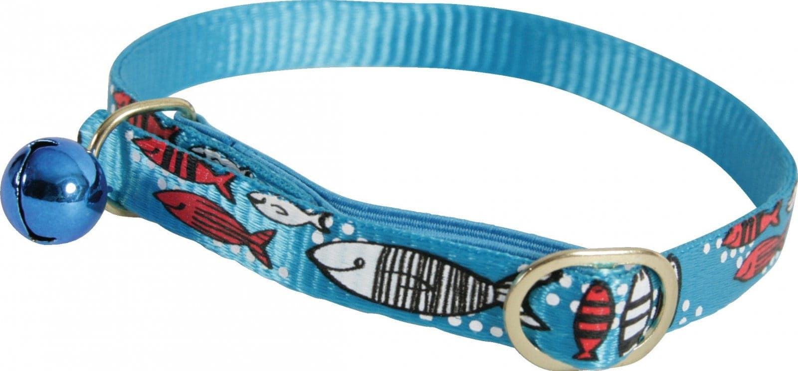 ZOLUX Nylon-Katzenhalsband Sardine 30 cm, Farbe Türkis