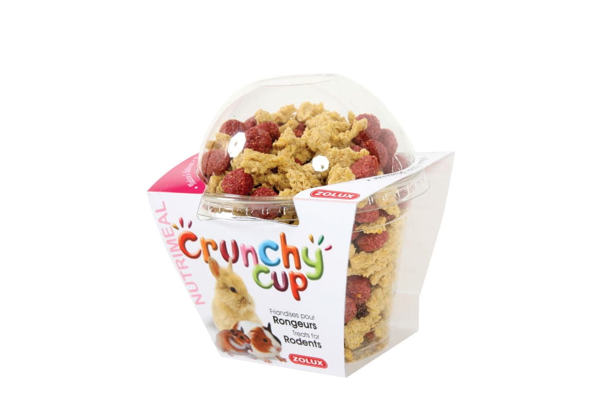 ZOLUX Natürlicher Snack für Nagetiere CRUNCHY CUP Rote Bete 130 g