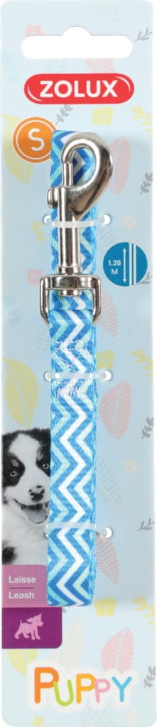 Zolux Welpenleine Puppy PIXIE 13 mm/1,20 m, Farbe: blau