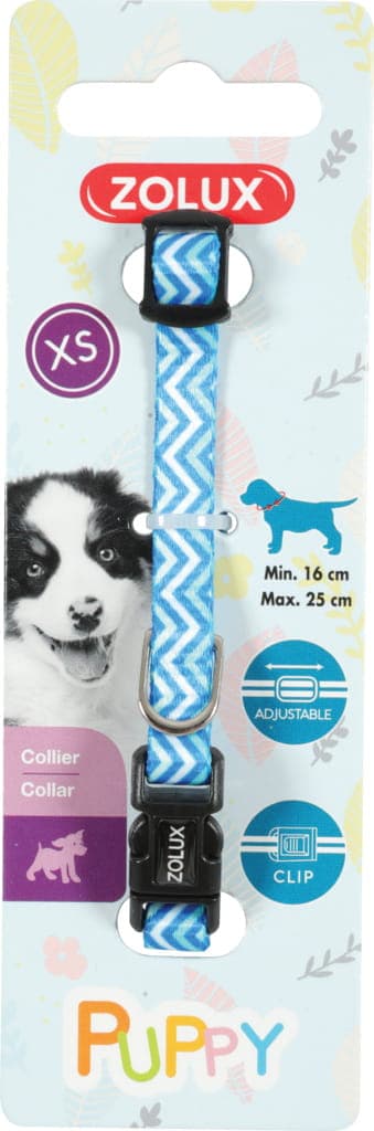 ZOLUX Welpenhalsband Puppy PIXIE – 8 mm – Farbe: Blau