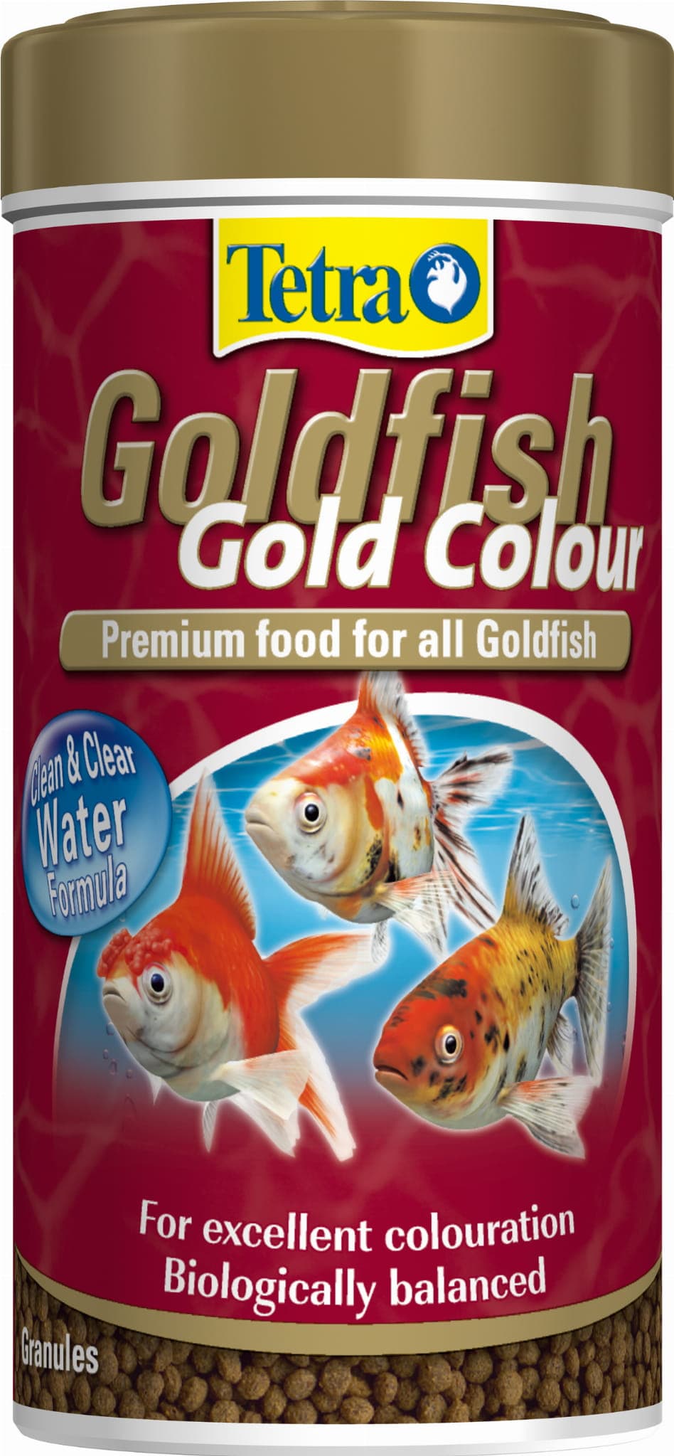 TETRA Goldfish Gold Colour 250 ml Premiumfutter – Granulat für Goldfische