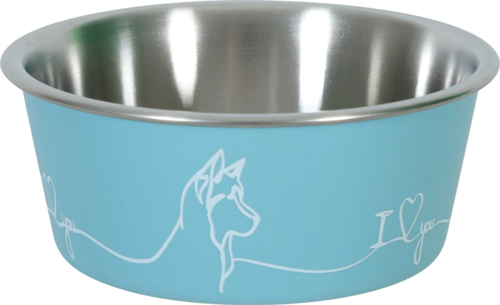 ZOLUX Anti-Rutsch-Hundenapf LOVE blau 1700ML