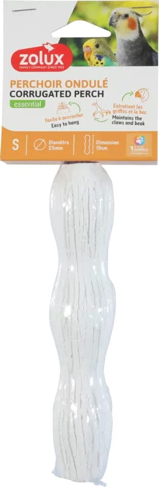 ZOLUX Vogelsitzstange gewellt mineral S 2,5/19 cm