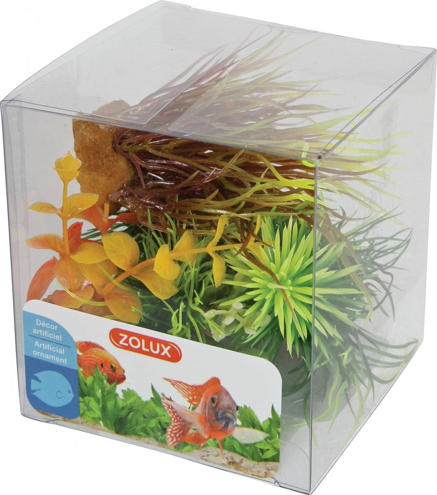 ZOLUX Aquariumsdekoration – Pflanzen-Mix x 6 Stück, Set 3