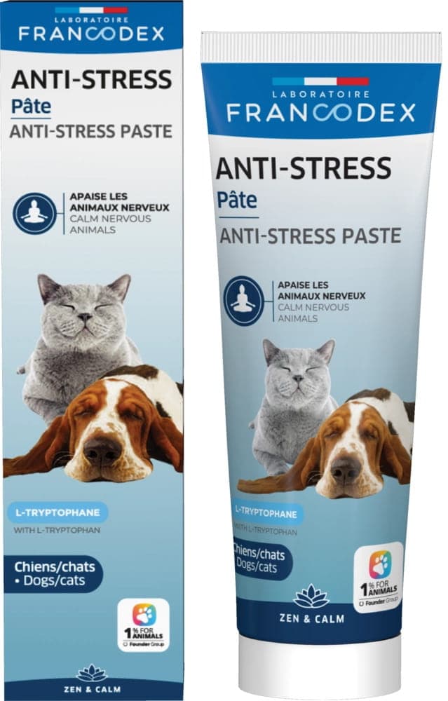 FRANCODEX Anti-Stress-Paste für Hunde und Katzen 100 g