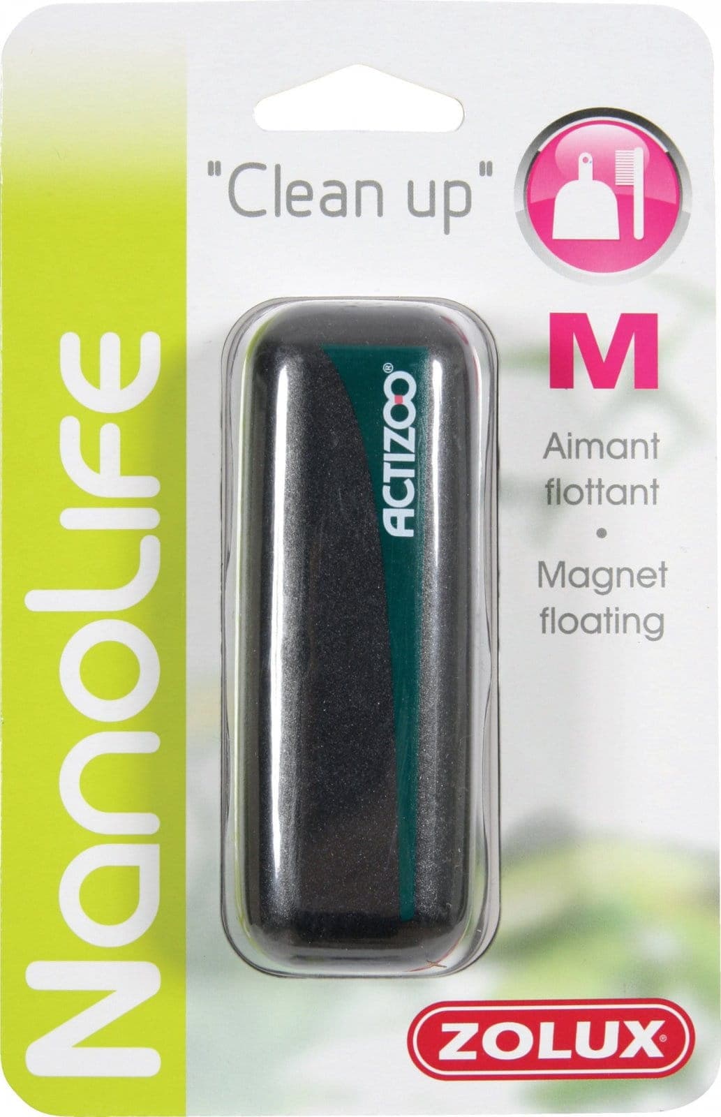 ZOLUX Schwimmender Magnet-Aquarienreiniger mittel
