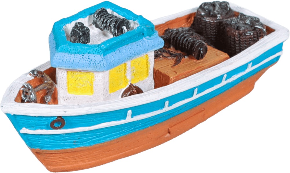 ZOLUX Aquariendekoration kleines RIVAGE 1 Boot 11 x 5 x 5 cm