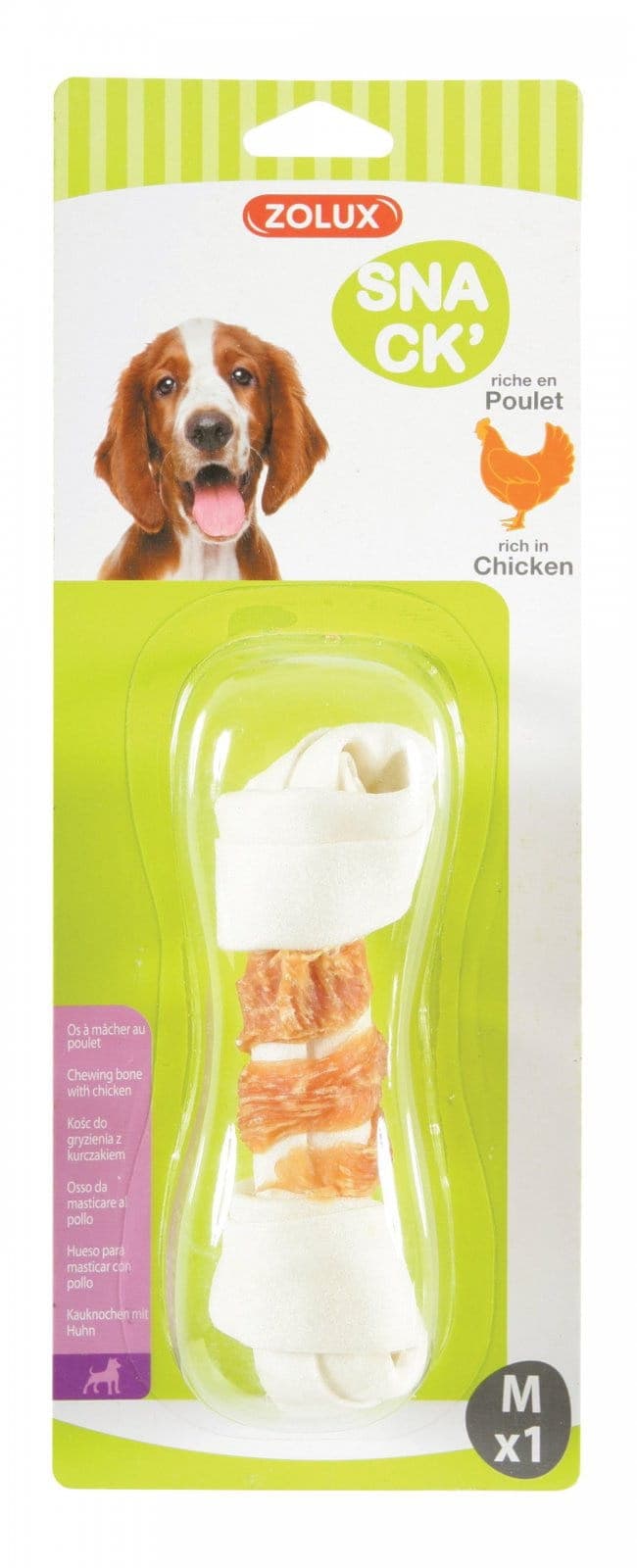 ZOLUX Kauknochen mit Hühnchen M