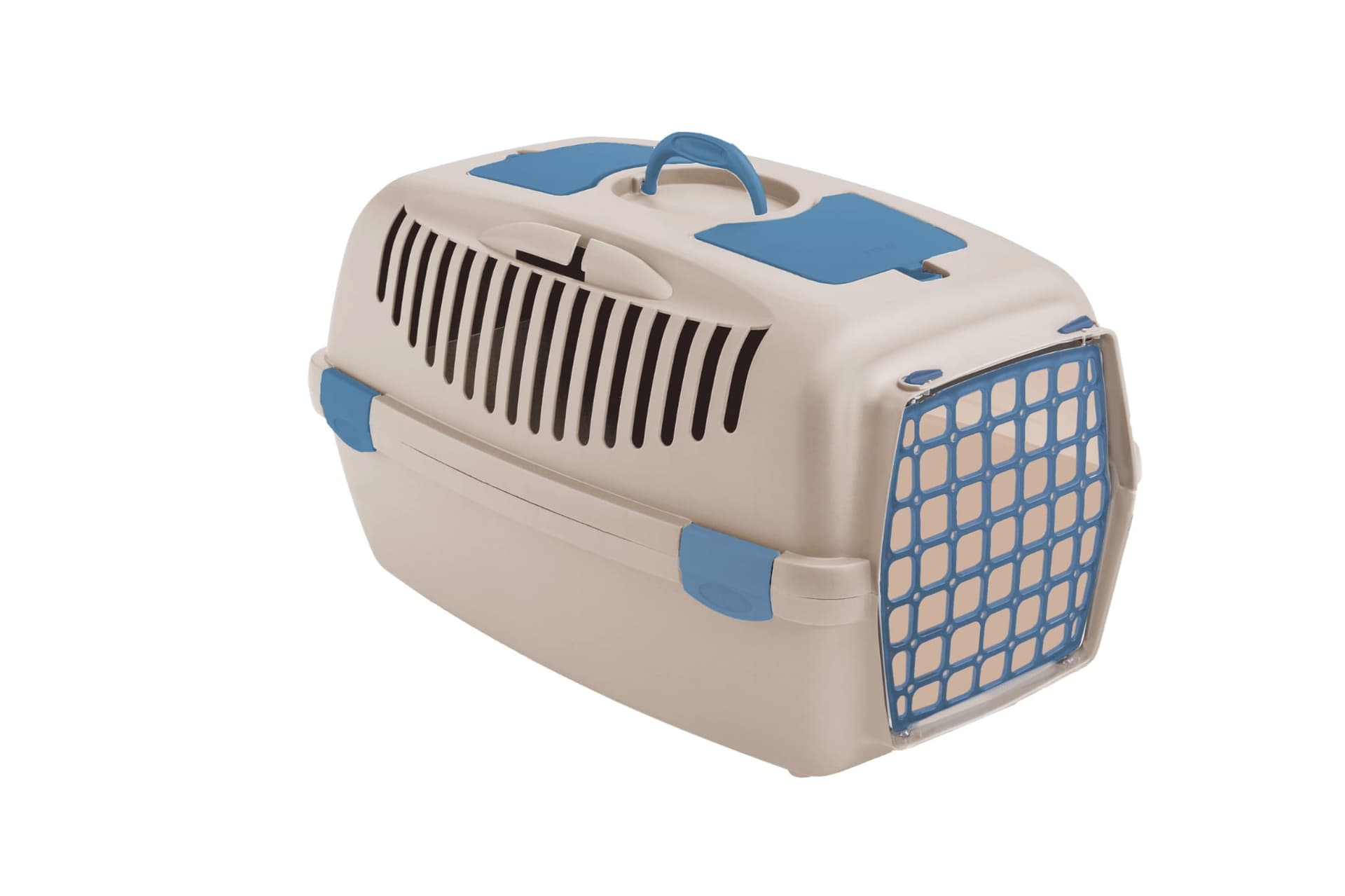 ZOLUX Transportbox für Hunde und Katzen GULLIVER 2 mit Kunststofftür, Farbe Beige