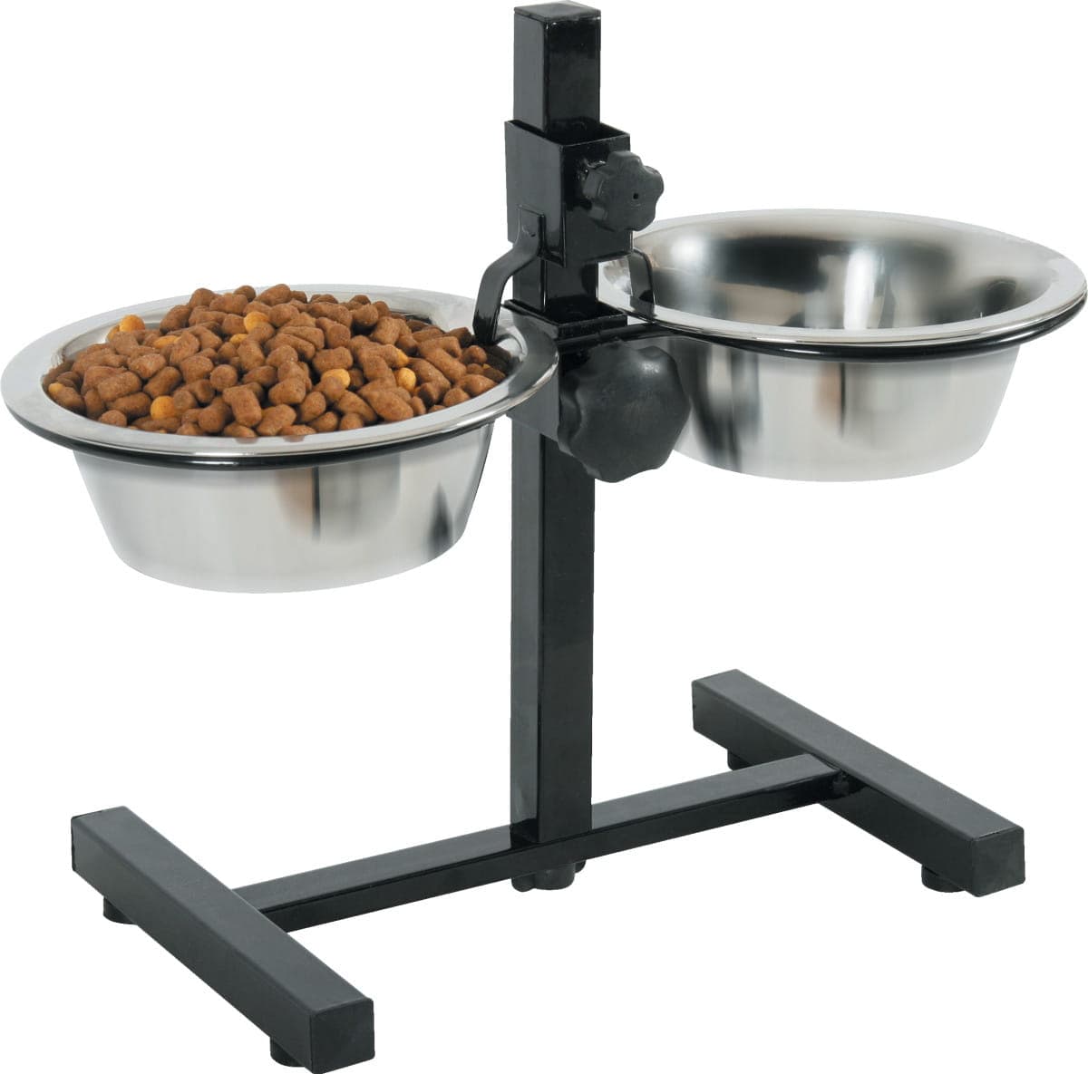 ZOLUX Hundenäpfe auf verstellbarem Ständer – 2 Stück, Ø 16cm , 0,7l
