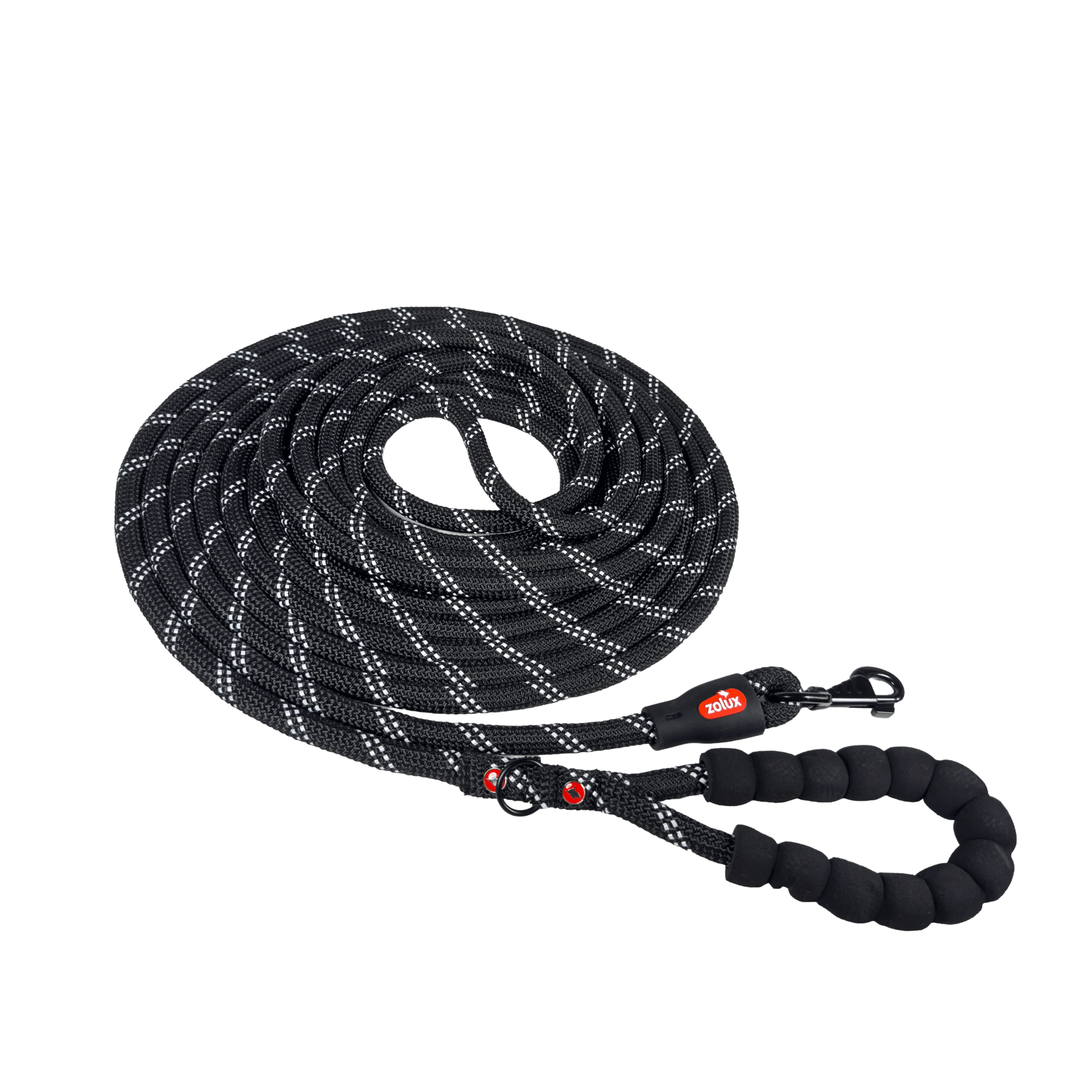 ZOLUX Seilleine für Hunde, 10 m, 13 mm, schwarz