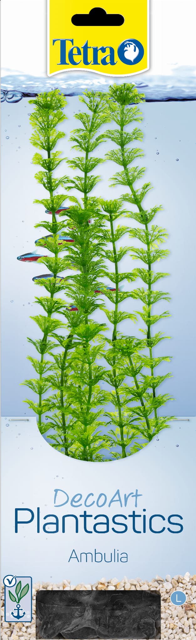 TETRA DecoArt Plant L Ambulia, künstliche Aquarienpflanze 30 cm