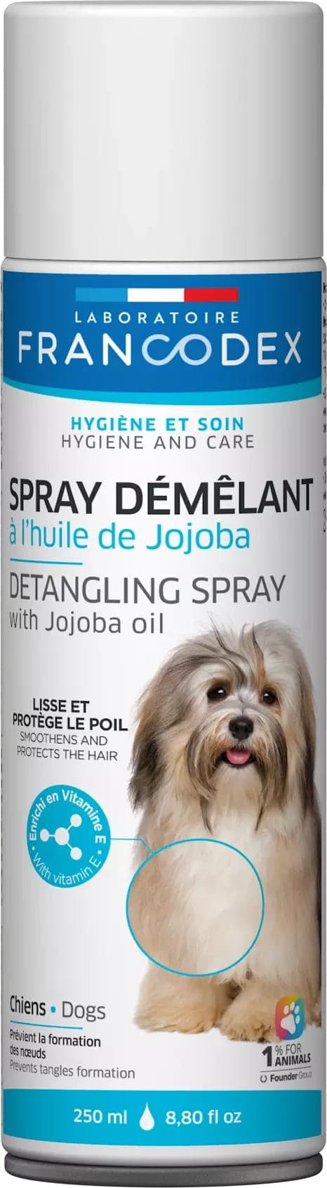 FRANCODEX Hunde- Kammspray Mit Jojobaöl