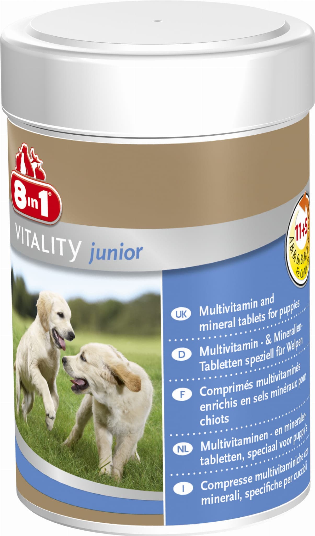 8in1 Multivitamin-Tabletten für Welpen, 100 Tabletten