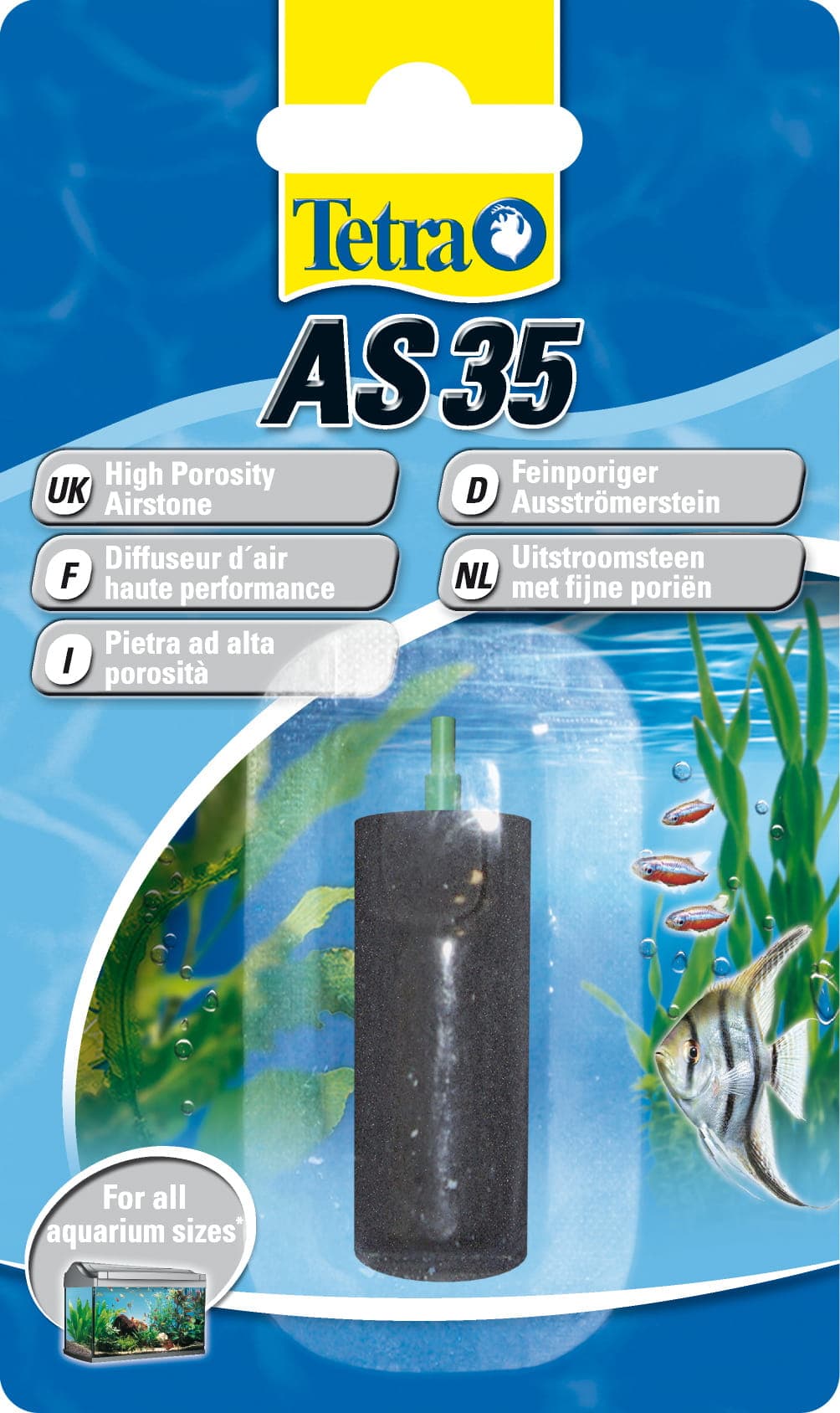 TETRA AS Air Stone AS 35 – Ausströmerstein für Aquarien