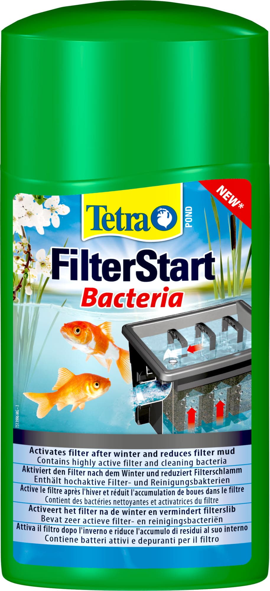 TETRA Pond FilterStart 1 l – Mischung aktiver Filterbakterien