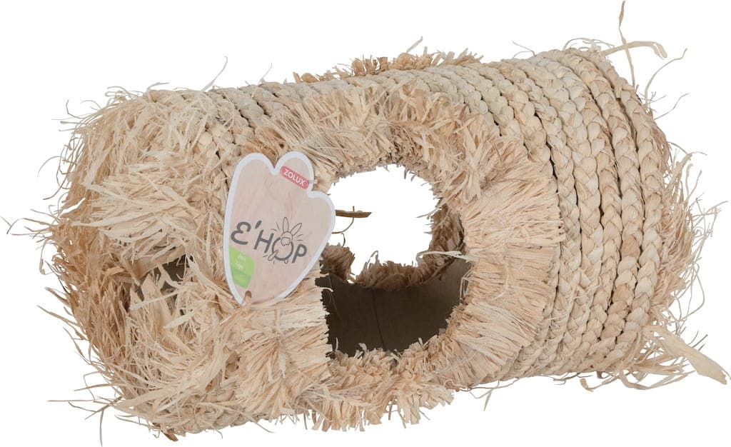 ZOLUX Tunnel für Kleinsäuger EHOP 40 cm aus Maisblättern