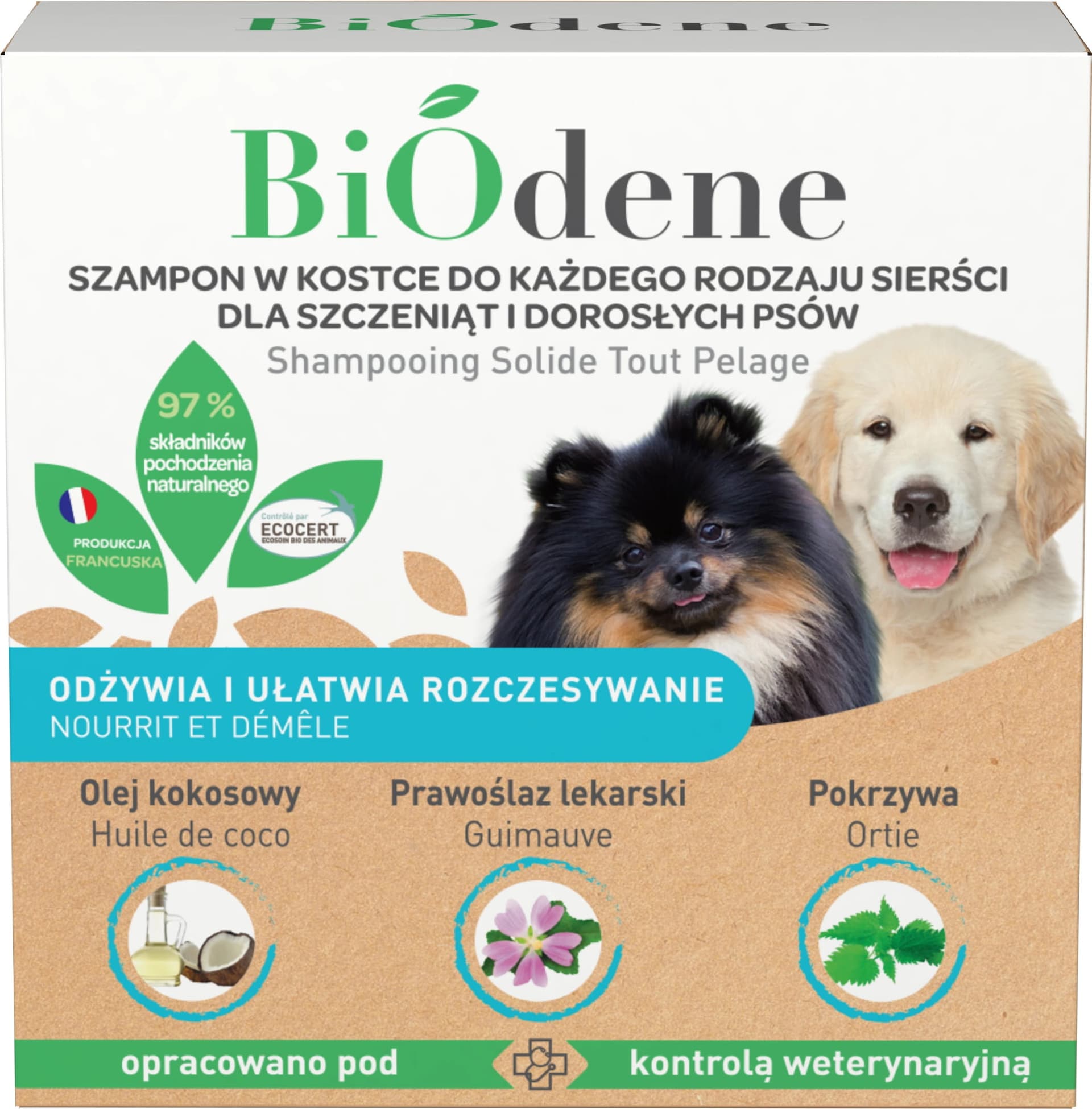 Francodex Festes Shampoo für Hunde und Welpen BIODENE 100 ml