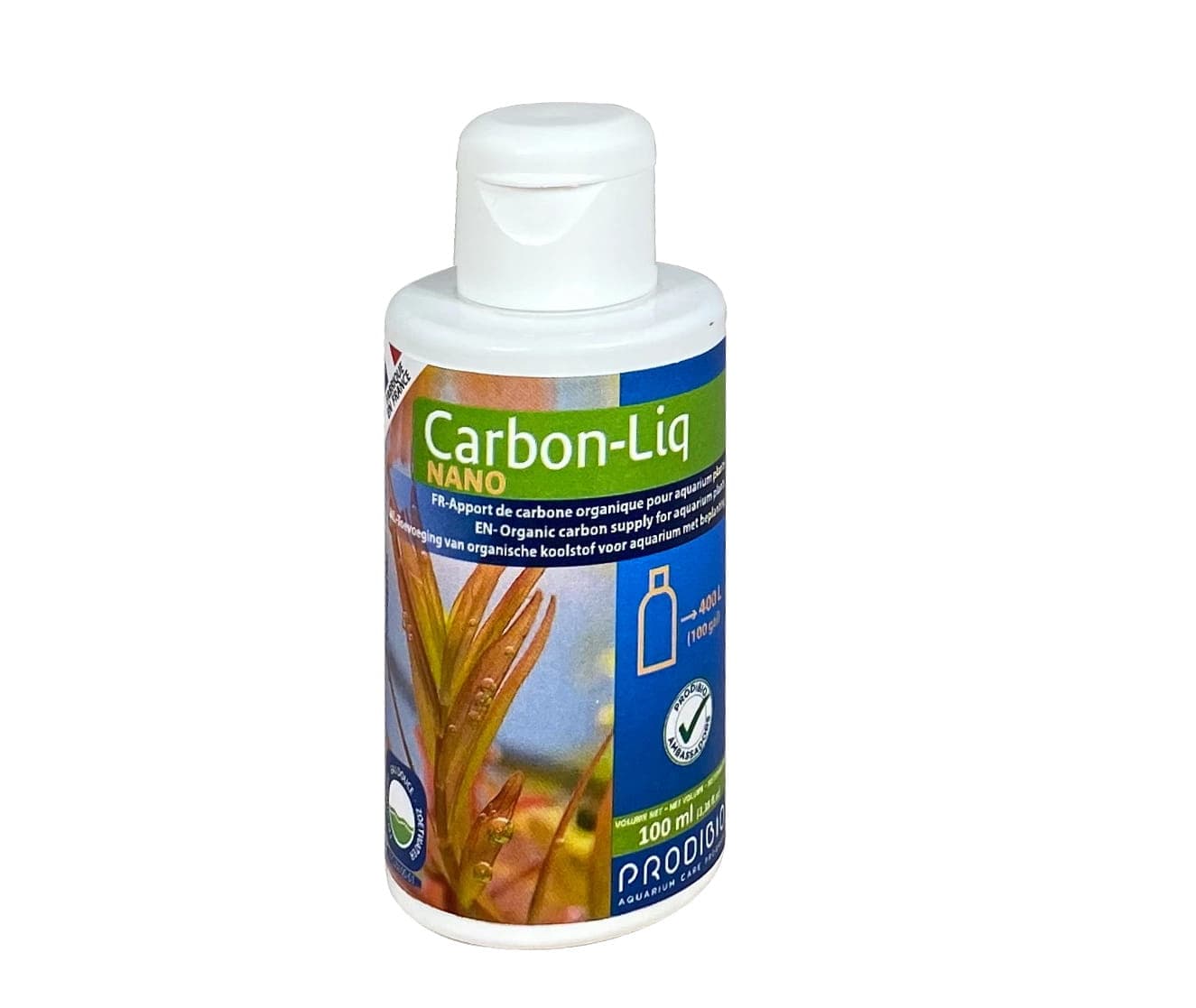 Prodibio Carbon-Liq Nano 100 ml – organischer Kohlenstoff für Aquarienpflanzen in Süßwasseraquarien
