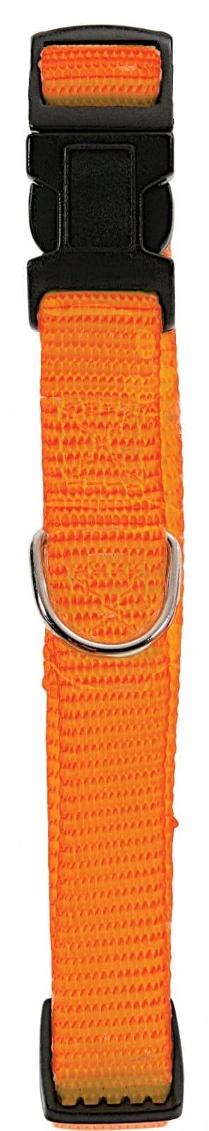 ZOLUX – Verstellbares Nylonhalsband 40 mm, Farbe: Orange