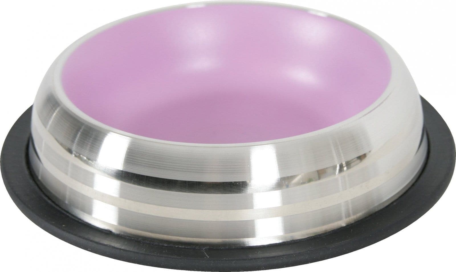 ZOLUX Rutschfester Napf für Hunde und Katzen Inox MERENDA 225 ml – Farbe: Rosa