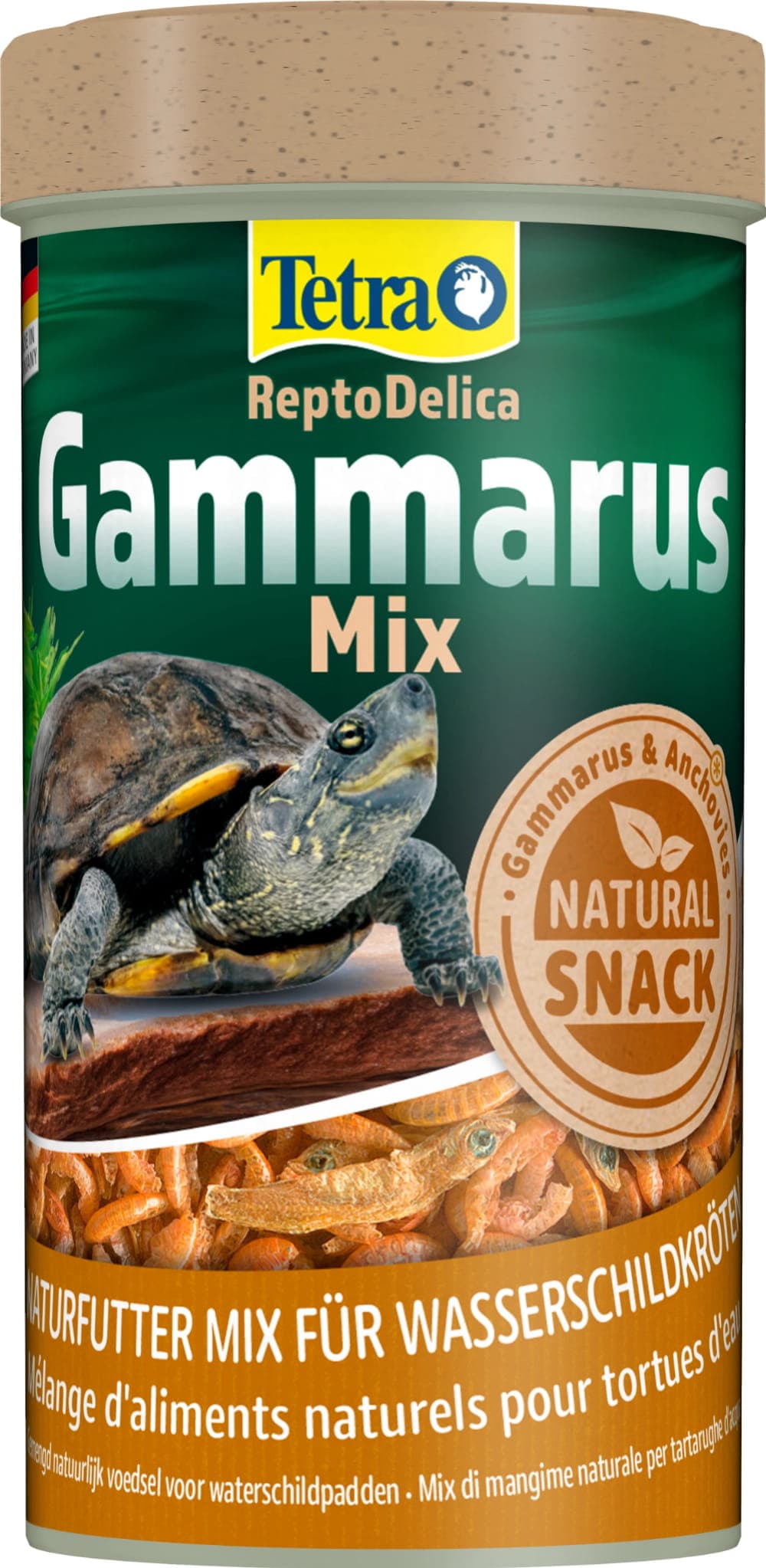 TETRA GammarusMix 250 ml – Natürliches Futter für Wasserschildkröten.