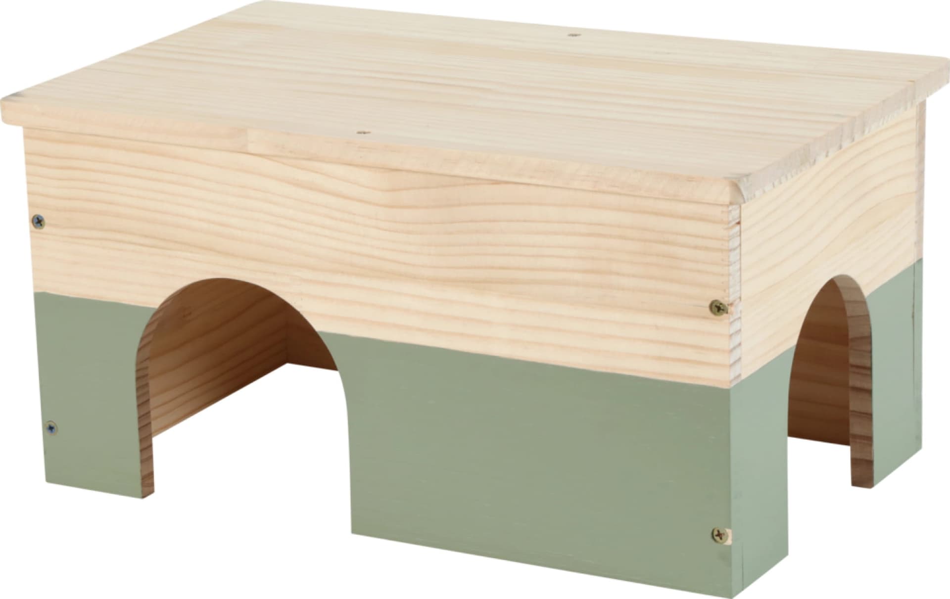 ZOLUX NEOLIFE Kaninchenhaus aus Holz – Farbe: Grün