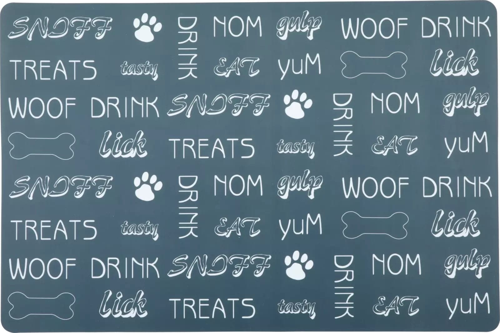 ZOLUX Napfunterlage für Hund Sauberer Boden Muster: Schriftzug M 45x30 cm