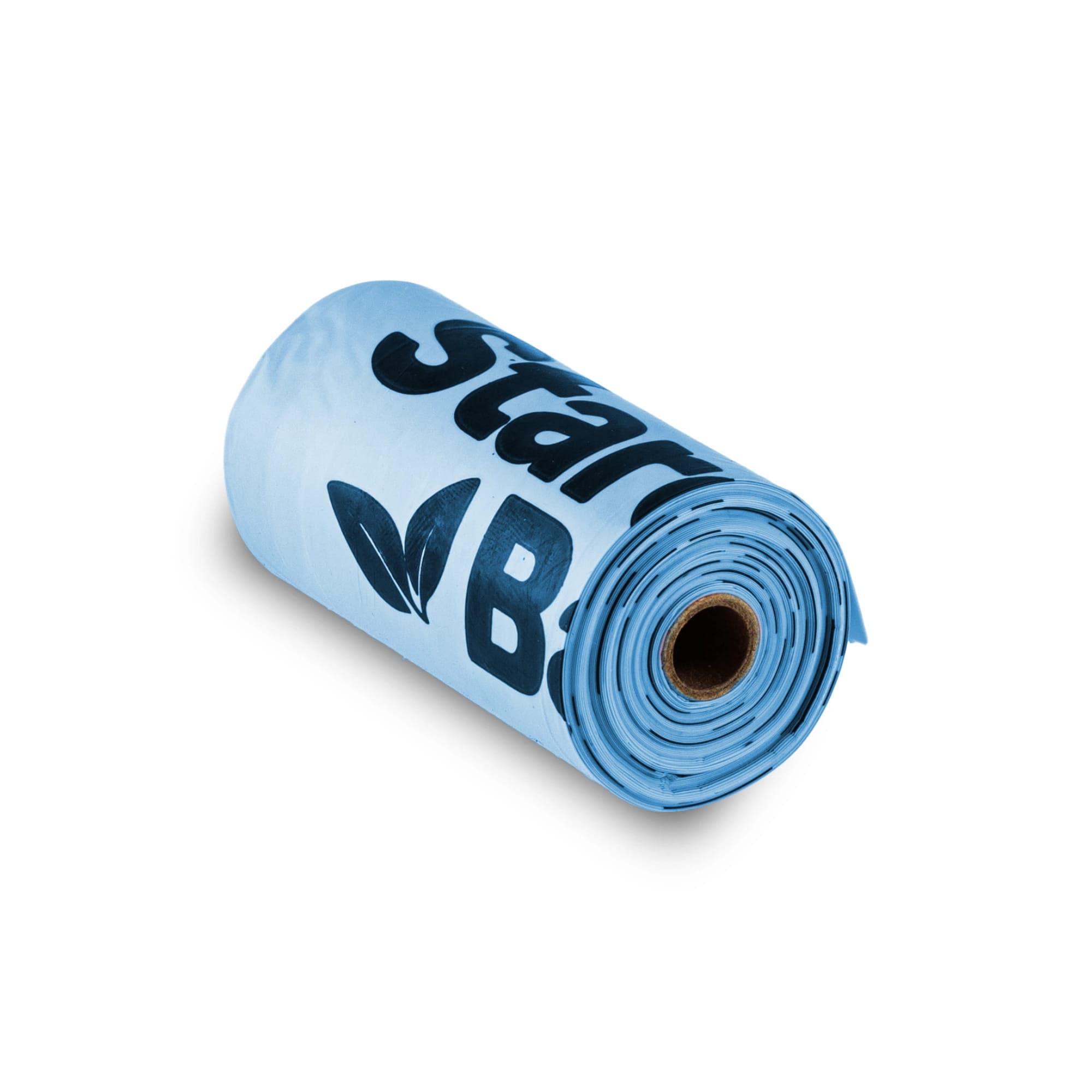STARCHBAG Kompostierbare BIO-Beutel für Hundekot 1 Rolle x 15 Stück, Farbe Hellblau